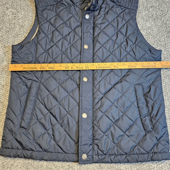 Brooks Brothers Quilted Vest Navy Blue Primaloft Full Zip Mens Size XL - Picture 5 of 8